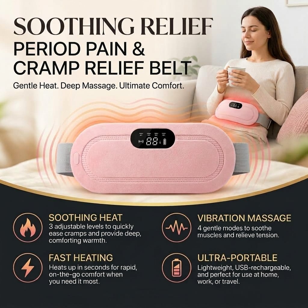Period Pain & Cramp Relief Belt Rechargable